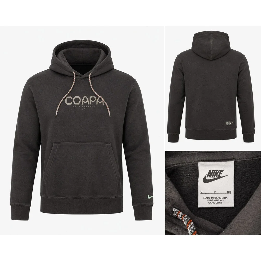 Nike‎ Club America COAPA Mens black Hoodie Size Small